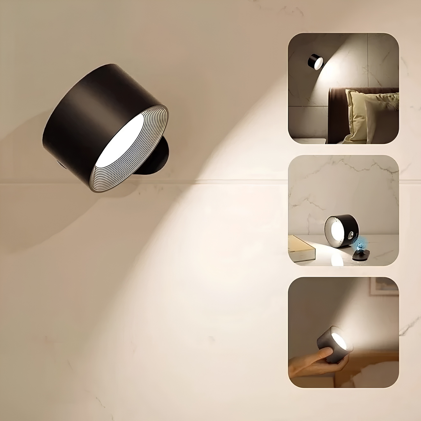 Lámpara Led Recargable Con Sensor De Movimiento | PROMO 3x1