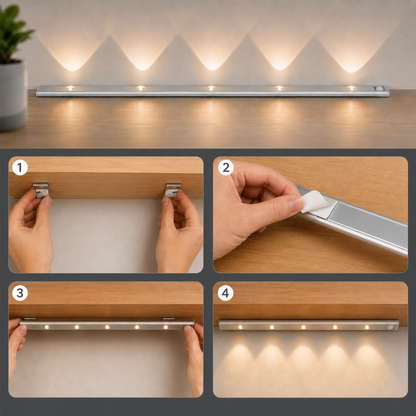 Lámpara Led Recargable Con Sensor De Movimiento | PROMO 3x1